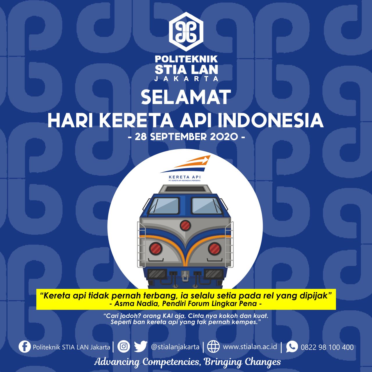 Selamat Hari Kereta Api Indonesia September Politeknik Stia