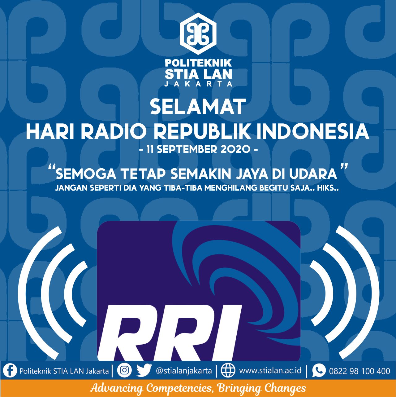 Selamat Hari Radio Republik Indonesia September Politeknik