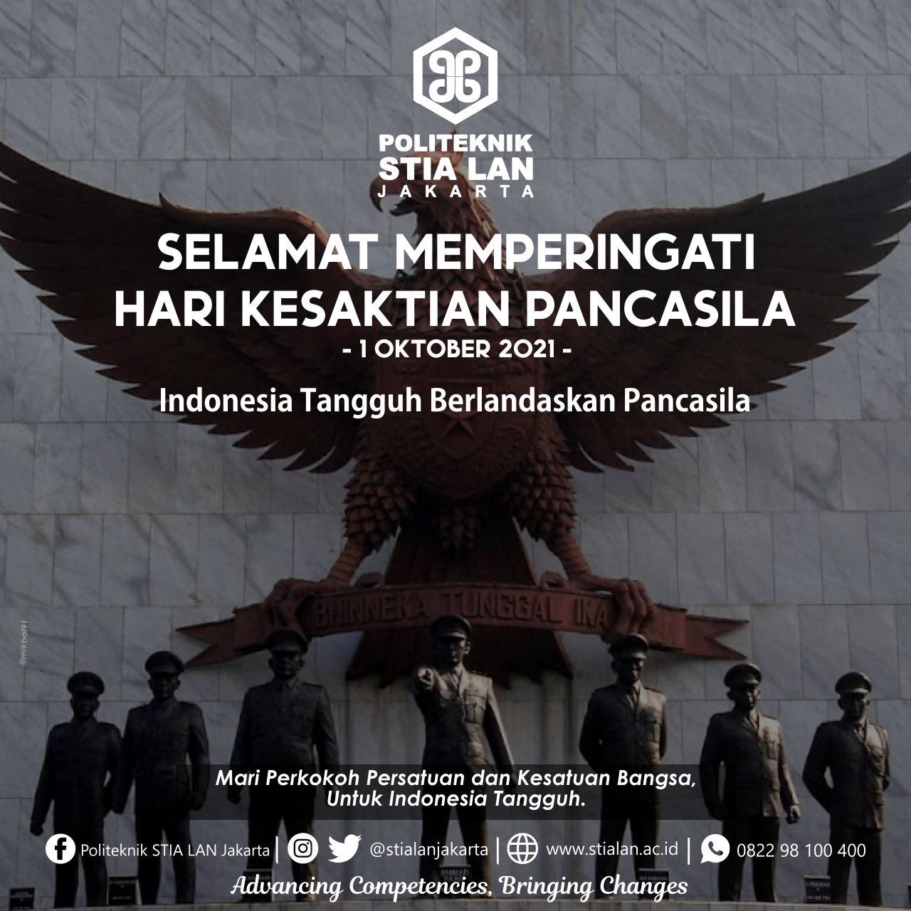 Selamat Memperingati Hari Kesaktian Pancasila 1 Oktober 2021