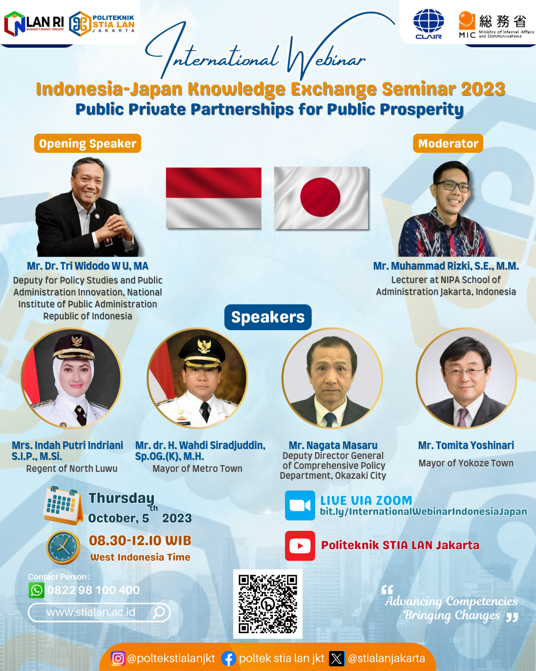 Webinar Internasional “Indonesia-Japan Knowledge Exchange Seminar 2023 ...